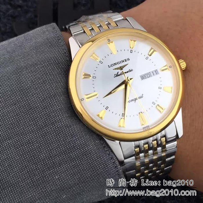 LONGINES浪琴 高貴時尚 西鐵城機芯男士精品腕表 WSS2469